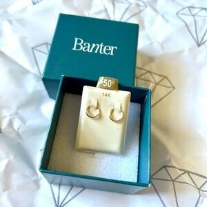 Banter 14K Tube Hollow Gold Continuous Hoops